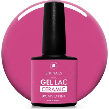 Lak na nehty Enii-nails Gel lak Ceramic 39 Vivid Pink 10 ml Enii nails