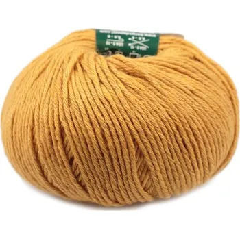 Příze Borgo de Pazzi Amore WS Super soft Cashmere 240 Hořčice 44 (Super soft Cashmere 240 Senape 44)