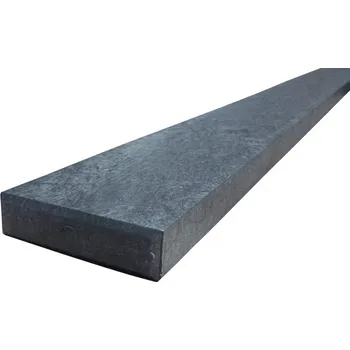 Příslušenství pro plot Plastové plotovky Transform rovné 78x21x1180, šedé - recyklát - plastová plotovka - rovná - recyklát