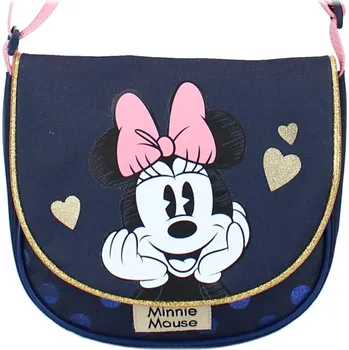 Vadobag • Dětská / dívčí taška přes rameno Minnie Mouse - Disney - motiv Glitter Love