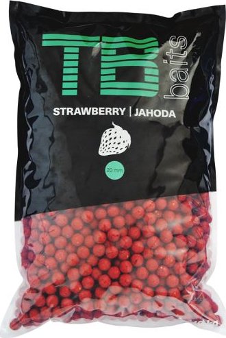 TB Baits boilie jahoda 10 kg Varianta: 24 mm