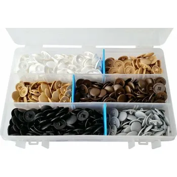 Sada nářadí VISIBOX 30, krytky PZ 2, 6 barev