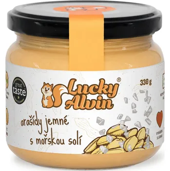 Jemný arašídový krém s mořskou solí, 330 g