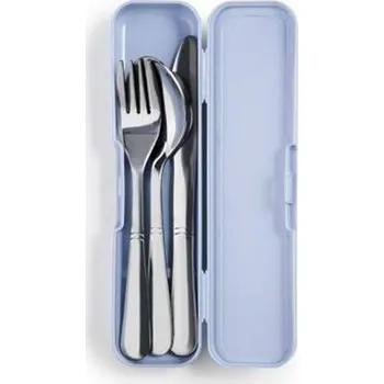 Příbor Ibili Cestovní příbor s krabičkou 3 ks stříbrný