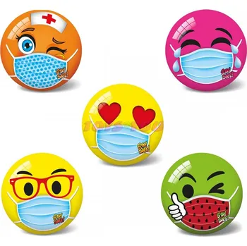 Dětský míč Míč 11 cm - Obličej s rouškou