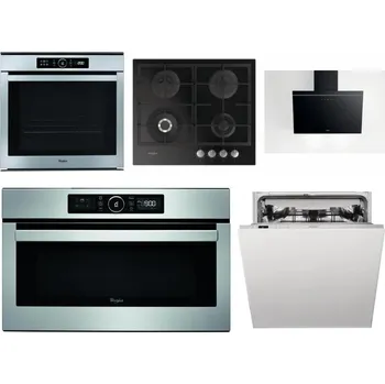 Set domácích spotřebičů WHIRLPOOL ABSOLUTE AKZM 8480 IX + WHIRLPOOL GOFL 629/NB + WHIRLPOOL AKR 62F LT K + WHIRLPOOL ABSOLUTE AMW 730 IX + WHIRLPOOL WIC 3C33 PFE