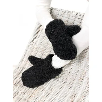 Rukavice Rukavice dětské z ovčí vlny XS-L černé, Barevné varianty Černá, Velikosti 5-7 let 200-100-00003