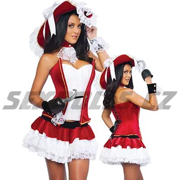 Dámský erotický kostým YIBIAO SEXY LINGERIE Kostým pirátka