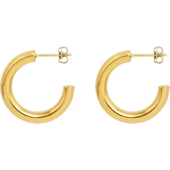 Náušnice ORNAMENTI Pozlacené náušnice Half Hoops gold