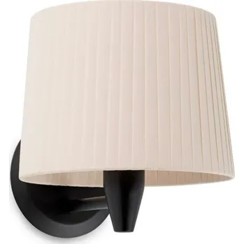 Nástěnné svítidlo FARO SAMBA černá/skládaná nástěnná lampa, béžová
