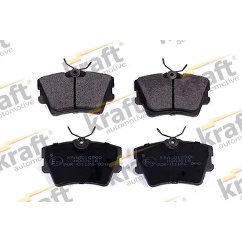 Brzdová destička Sada brzdových destiček, kotoučová brzda KRAFT AUTOMOTIVE 6010900