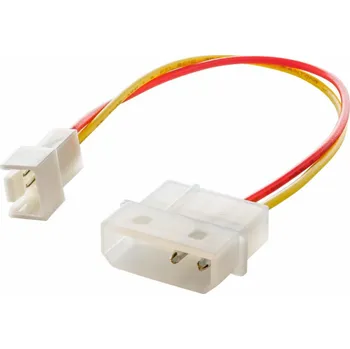 Počítač Akyga Napájecí kabel Akyga AK-CA-36 (MOLEX / 3pin 5v FM PVC 0,15m) - AK-CA-36