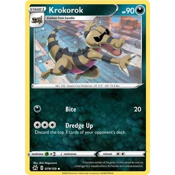 Sběratelská karetní hra Krokorok 079/159 - Crown Zenith Typ karty: Non-Holo