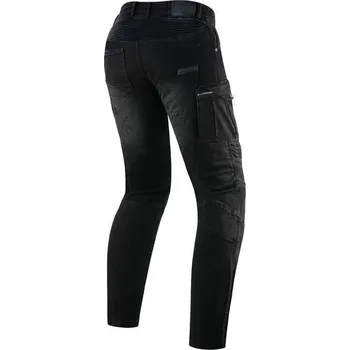 Rebelhorn VANDAL DENIM černé jeans kevlarové kalhoty na motorku 4234