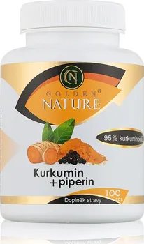 Přírodní produkt Golden Nature Kurkumin 95% + Piperin