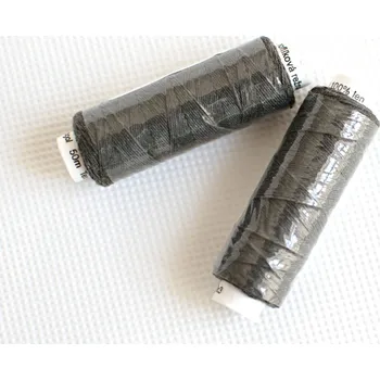 Nit Snový svět Lněná nit knoflíková TEX40x3 tmavě zelená (688)