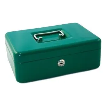 Pokladnička Příruční pokladnička SECUR 2153/1BS zelená 150x110x85mm