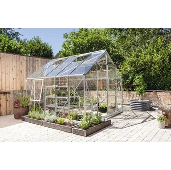 Skleník Skleník Vitavia Meridian 1 8300 skleněný 3 mm 257 x 321 cm hliník