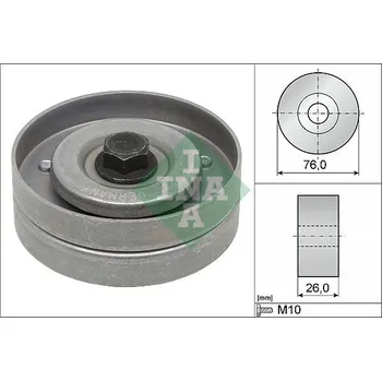 Vratná/vodicí kladka, klínový žebrový řemen Schaeffler INA 532 0402 30