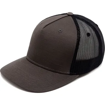 Kšiltovka Kšiltovka COFEE FIVE PANELS SNAP, barva šedá