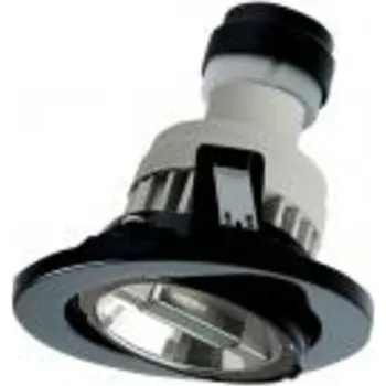 Bodové svítidlo MEGAMAN Zapuštěné svítidlo MEGAMAN L0302RC, 11W, GU10 – černá L0302RC BK