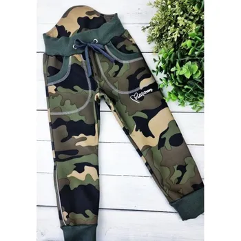 Kulišárny softshellové kalhoty zimní - Army 98/104