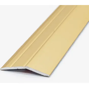 přechodová lišta Přechodová lišta samolepící zkosená 42x14mm / 2,7m hliník elox zlatý