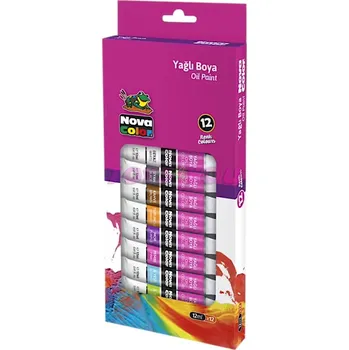 Olejová barva Barvy olejové 12ks 12ml