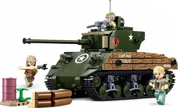 Stavebnice Sluban Sluban Army WW2 M38-B1110 bitevní tank M4A3 Sherman