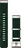 Garmin QuickFit 22 pro Fenix6, nylonový zelený/stříbrná přezka
