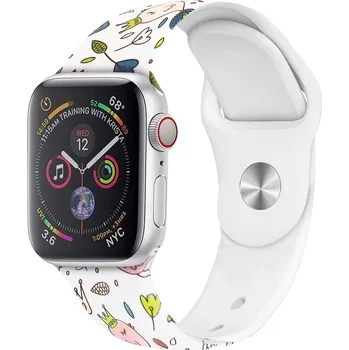 Řemínek na hodinky AW Apple Watch řemínek - Ptáčci Šířka uchycení řemínku: 38/40/41/42mm, Délka řemínku: Dámský - S/M (12 - 18cm) IR-IMG10