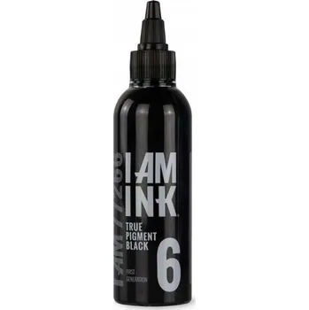 Tetovací barva I AM INK I AM INK- First Generation 6 - True Pigment Black - 200ml