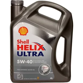 Převodový olej OLEJ SHELL 5W40 4L HELIX ULTRA ACEA A3/B3, A3/B4 API SN ACEA A3/B3, A, 550073588
