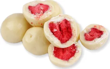 Sušené ovoce Ochutnej Ořech Lyofilizované jahody v jogurtové čokoládě 50 g