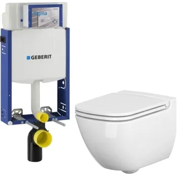 Geberit Kombifix Eco nádržka UP 320 bez ovládací desky + Cersanit Cleanon Caspia + sedátko 110.302.00.5 CP1