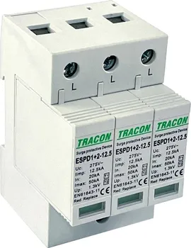 svodič přepětí Tracon Electric ESPD1+2-12.5-3P