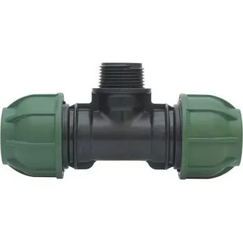 Zavlažovač IRRITEC CONNECTO - T-kus s vnějším závitem na odbočce, 25x3/4"x25 mm