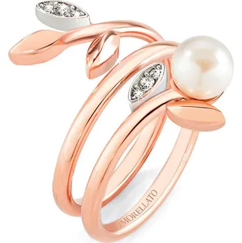 Prsten Dámský prsten Morellato SAER15014 Nerezová ocel Růžová (17,19 mm)