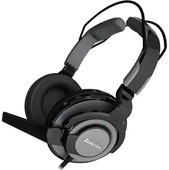 Sluchátka Superlux HMC631 Grey (rozbaleno) (Hráčská sluchátka s 51 mm měniči)