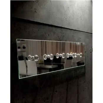 Zrcadlo Zrcadlový nástěnný věšák na oblečení 15x70