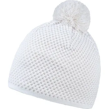 Čepice Čepice COFEE DOTS, barva bílá