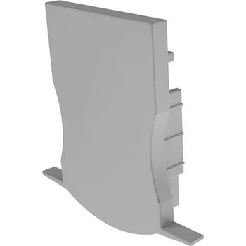 LED osvětlení Light Impressions Reprofil koncovka F-ET-04-12 sada 2 ks šedá 27,0 mm 978721