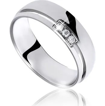 Souprava šperků Snubní prsten 5345 B, stříbrný, velikost 61