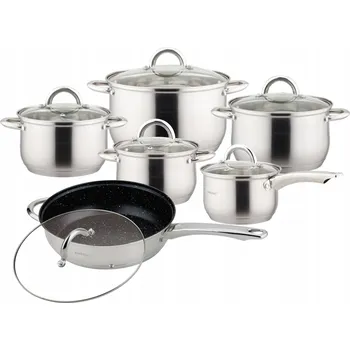 Sada nádobí KINGHoff nerezová sada 12d KH-4457