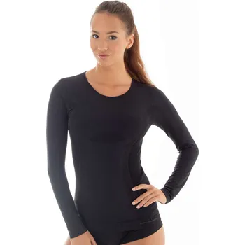 Dámské tričko BRUBECK COMFORT WOOL DR WOMAN M černá