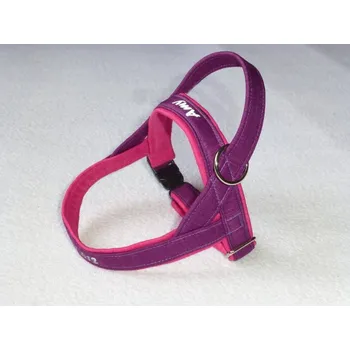 Postroj pro psa Postroj "norský" pro střední psy s potiskem, celosoftsheelový, nastavitelný