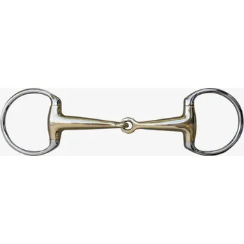 Udidlo pro koně HKM Udidlo olivové jednou lomené Argentan HKM, 18 mm 15,5 cm