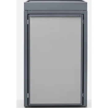 Popelnice XYL Přístřešek na popelnice FLORA - Basic Barva: GRANITE (šedá), Set: 1 kus