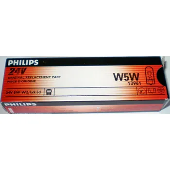 Autožárovka Philips W5W 24V 13961CP