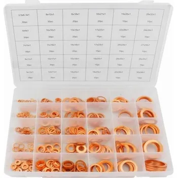 zvedák Silver Sada měděných podložek 580ks